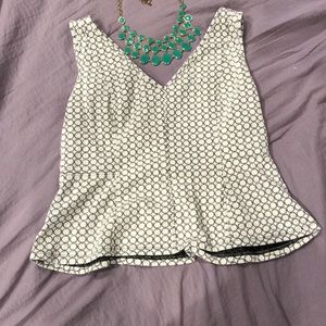 Sleeveless tank blouse